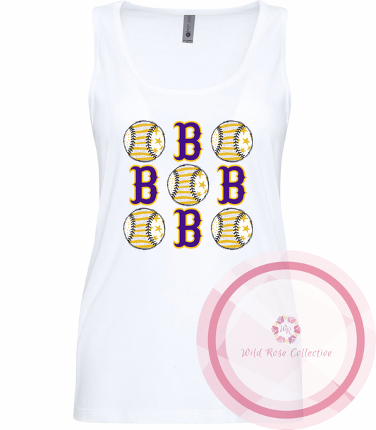 Benton Star Baseball Cotton Tank Top