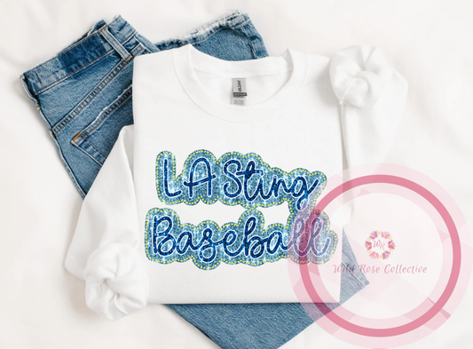 LA Sting Dotted Glitter Sweatshirt
