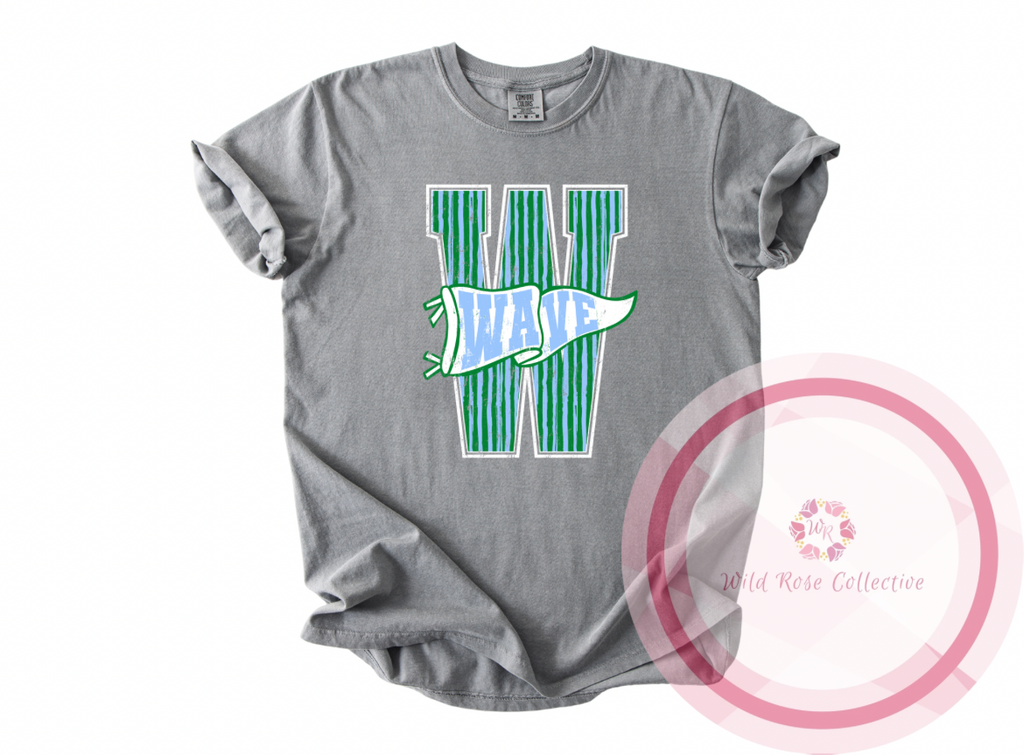 Wave Varsity Pinstripe Tshirt