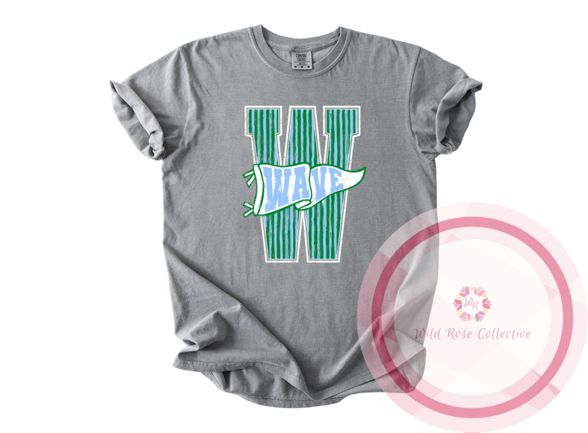 Wave Varsity Pinstripe Tshirt