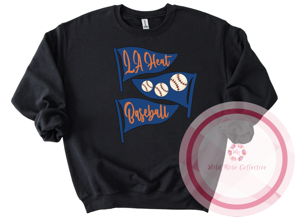 LA Heat Baseball Flag Sweatshirt