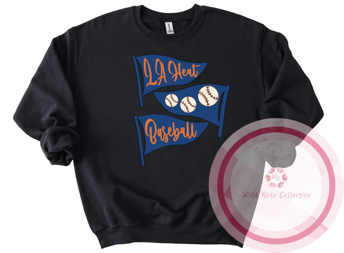 LA Heat Baseball Flag Sweatshirt