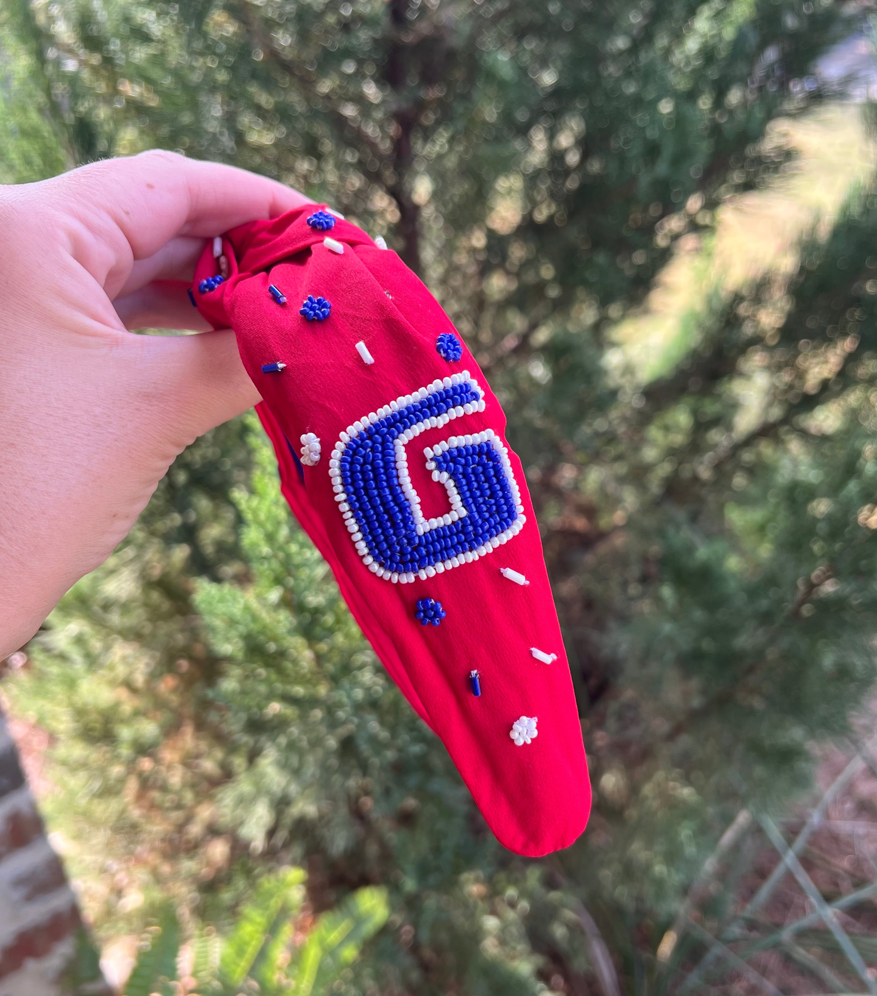 Apaches Red Sequin Headband