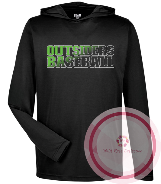 Outsiders Hooded Long Sleeve Performance Tshirt