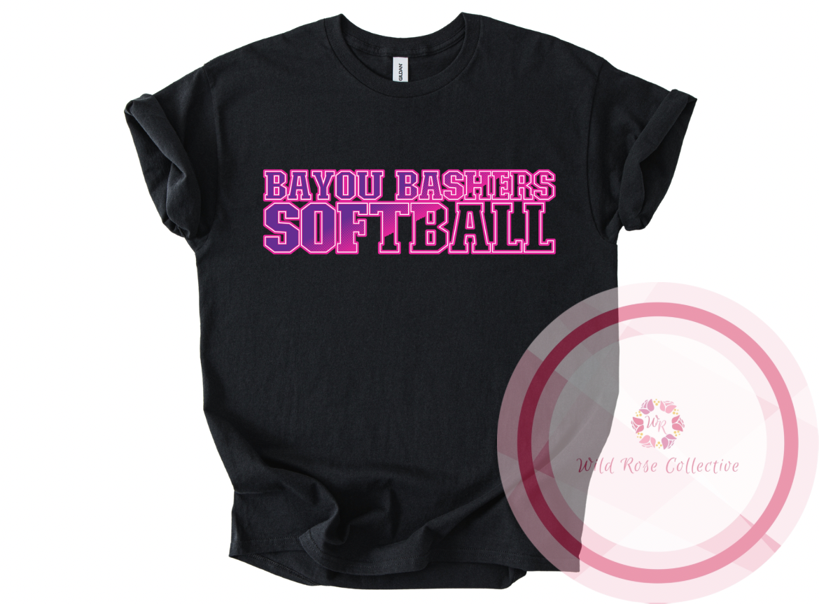 Bayou Bashers Softball Cotton Tshirt