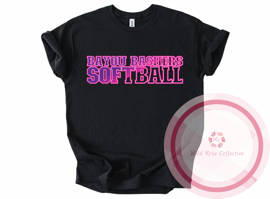 Bayou Bashers Softball Cotton Tshirt