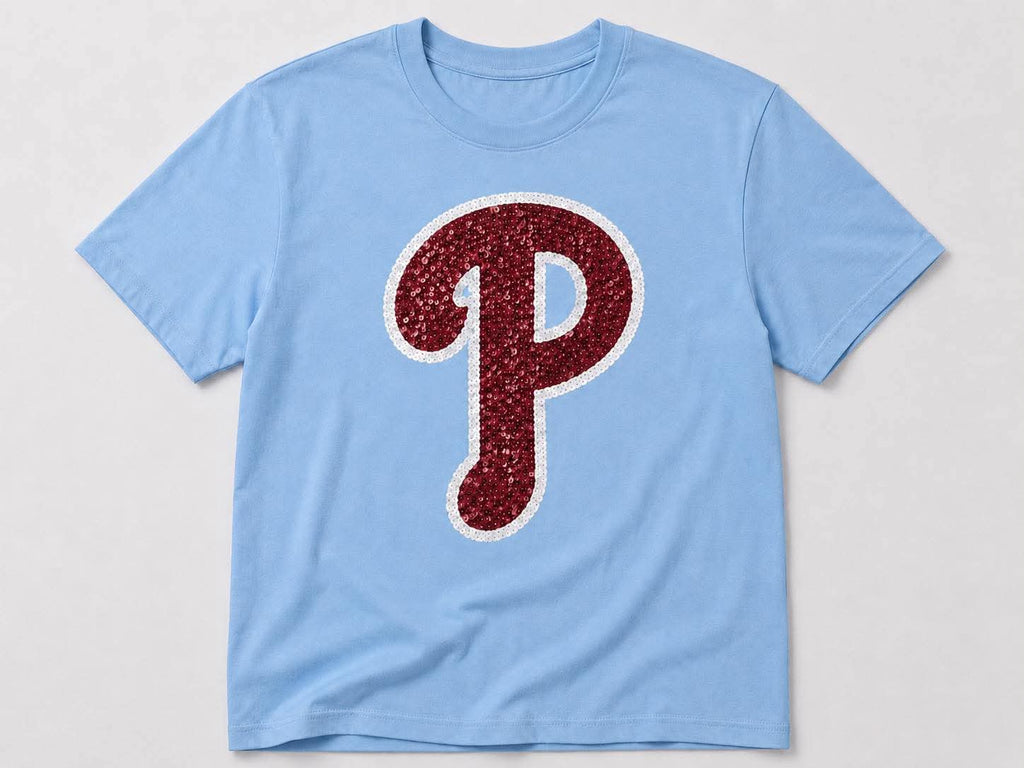 *PREORDER* Phillies Logo Sequin Tee