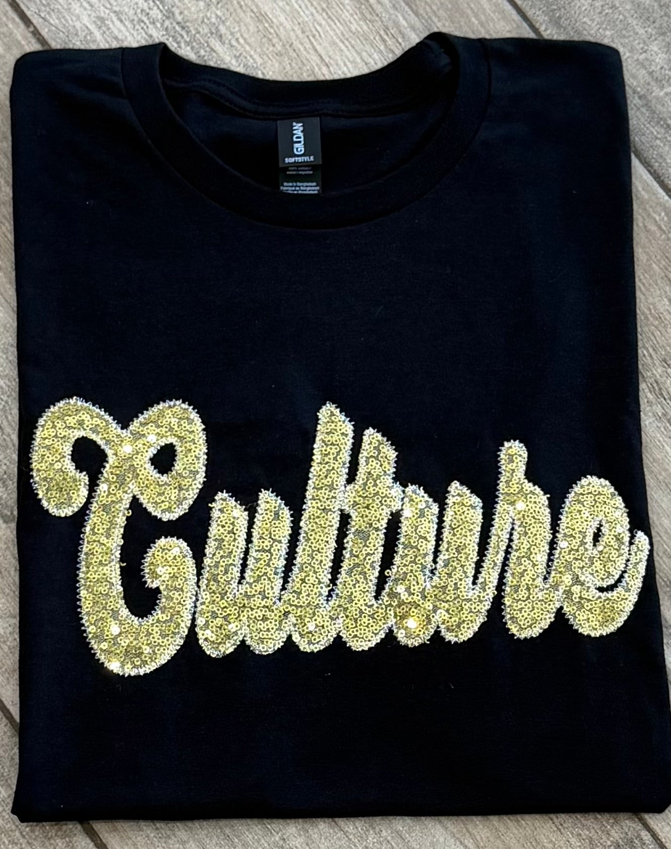 Culture Varsity Sequin Tee *IN STOCK*