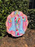 Easter Cross Yard Sign