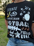 Game Day Glam Football Tee