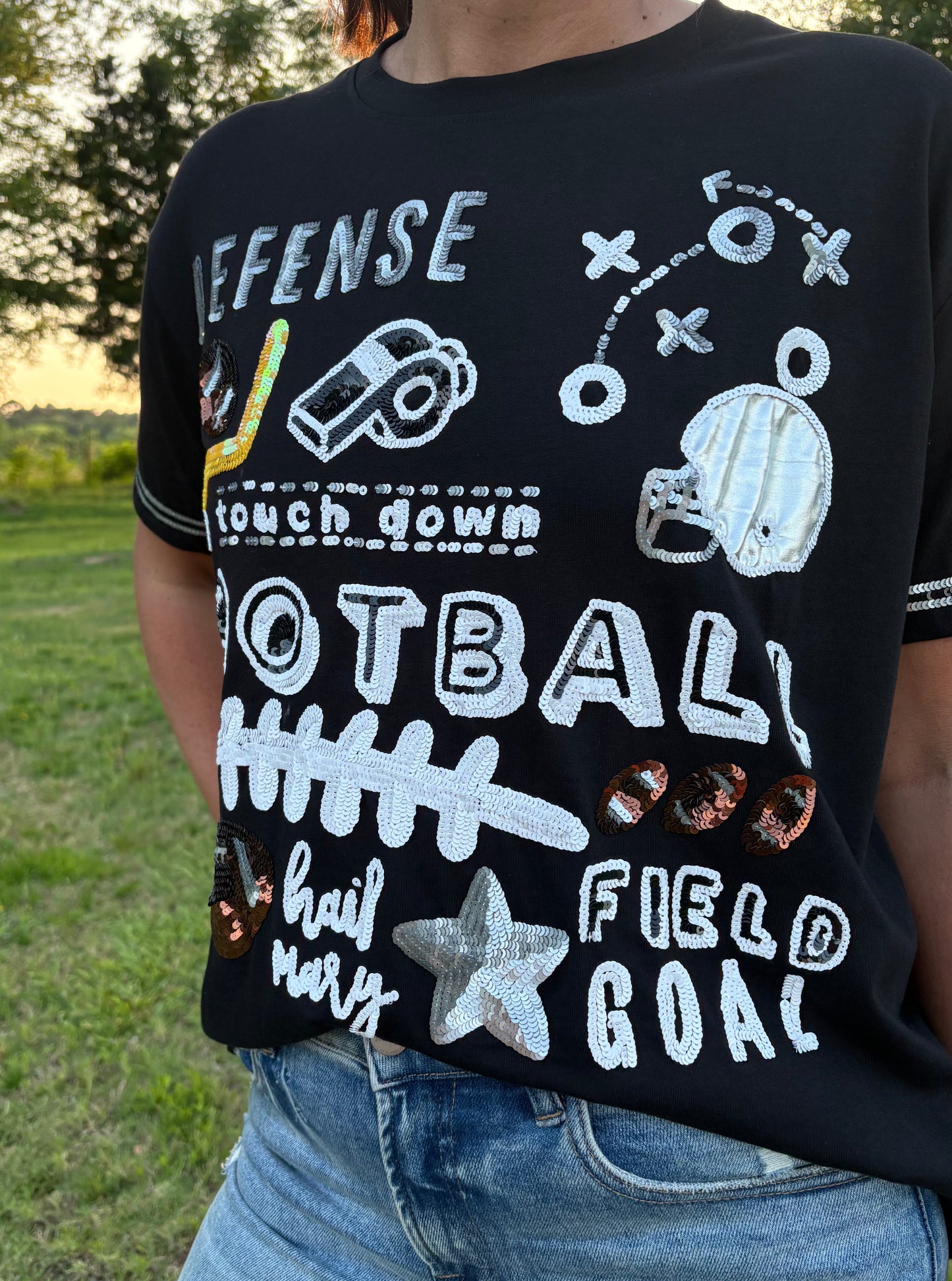 *PREORDER* Game Day Glam Football Tee