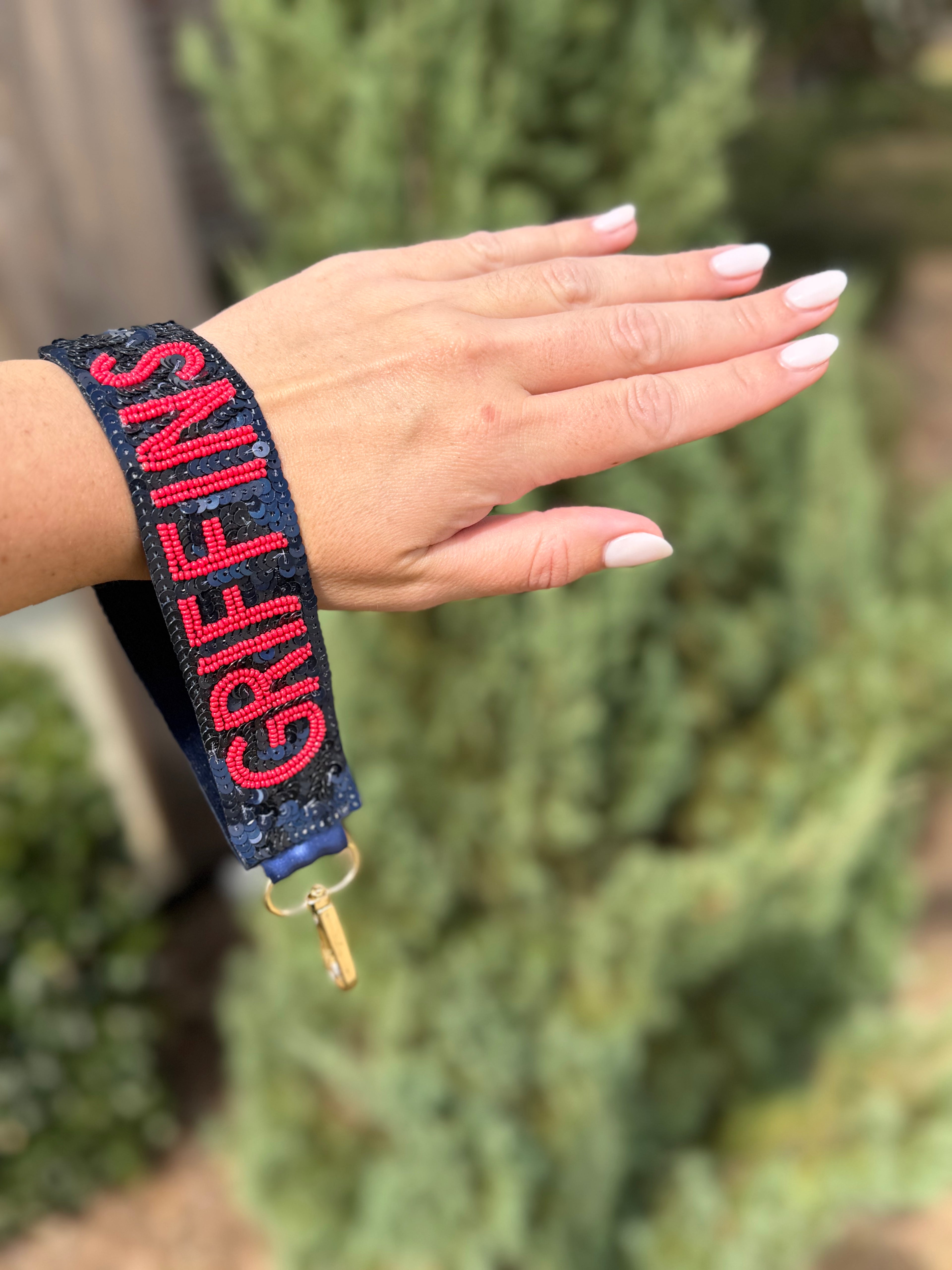 Griffins Sequin Keychain