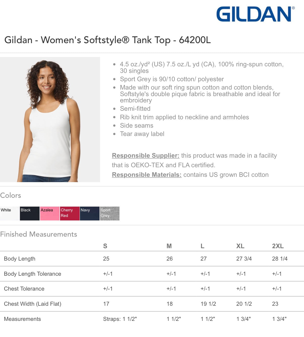 Benton Allstars Cotton Tank Top