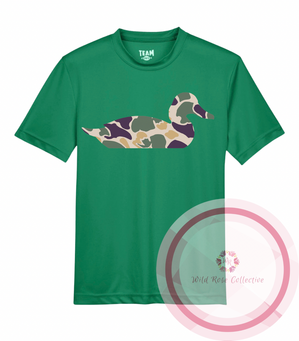 Mardi Gras Camo Duck