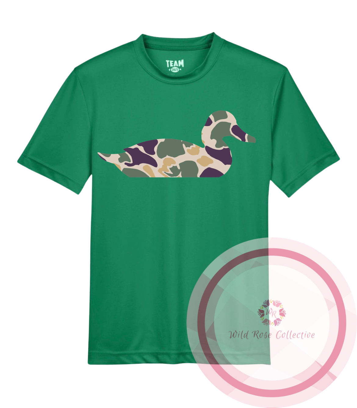 Mardi Gras Camo Duck