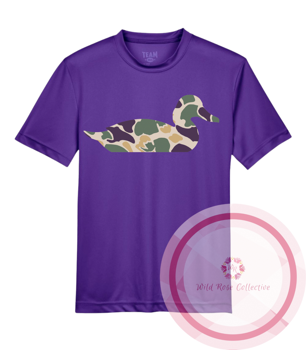 Mardi Gras Camo Duck
