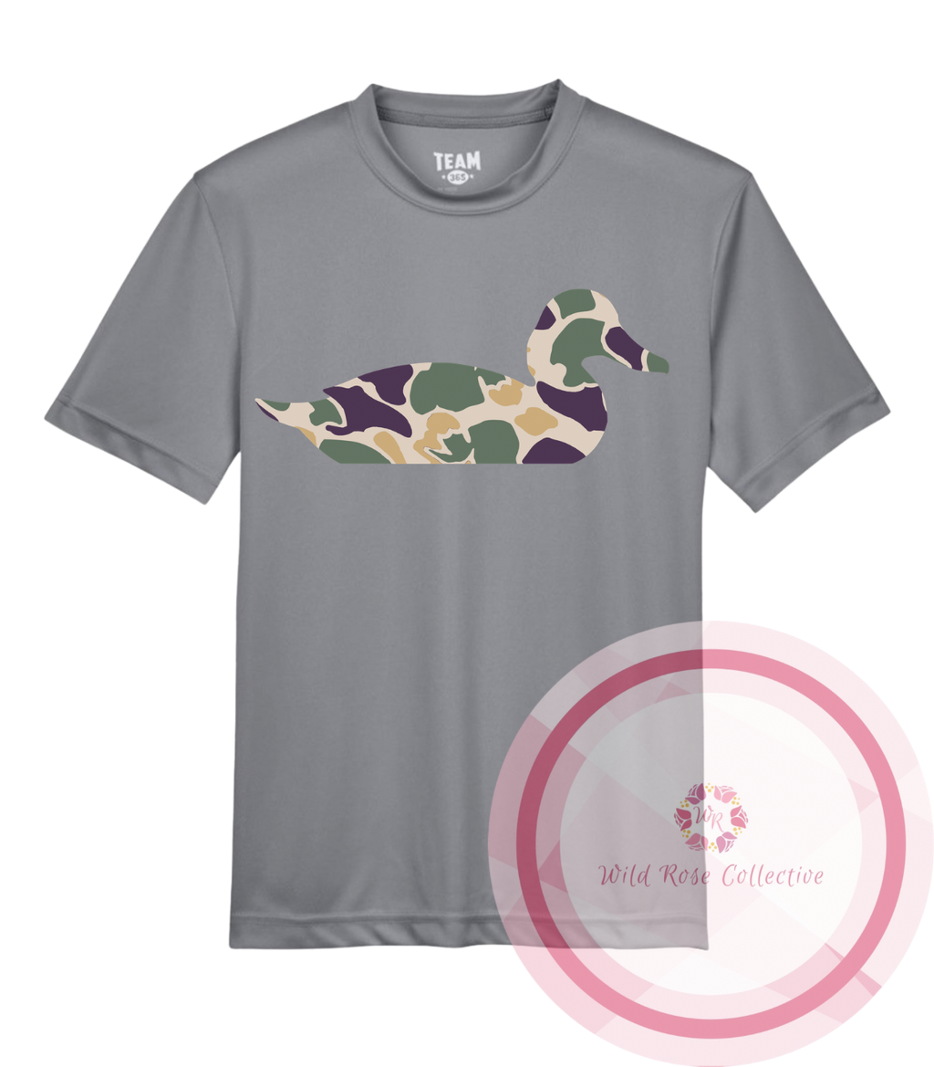 Mardi Gras Camo Duck