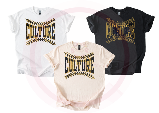 Culture Baseball Laces Tshirt