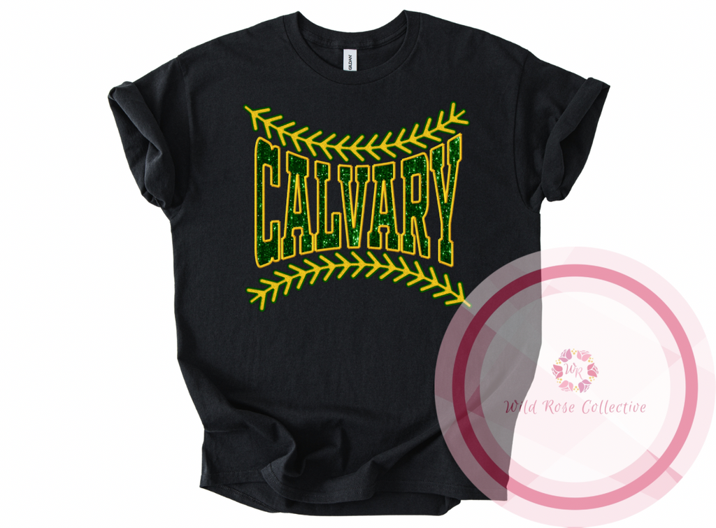 Calvary Baseball Laces Tshirt