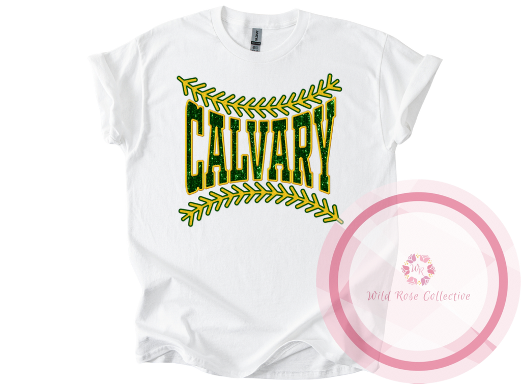 Calvary Baseball Laces Tshirt