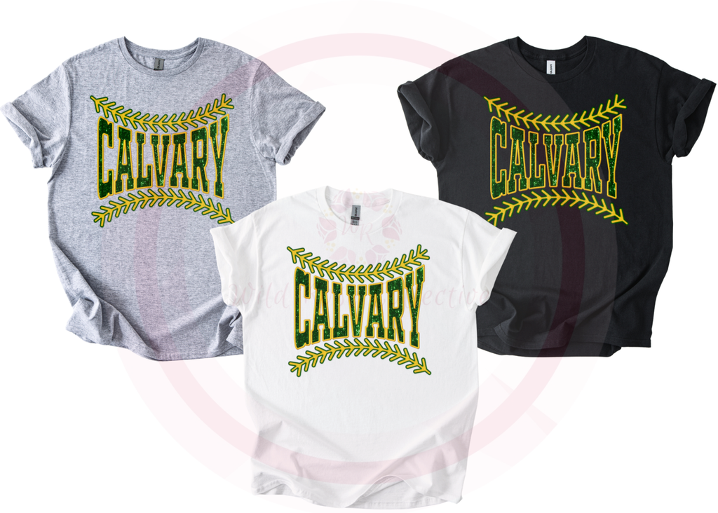 Calvary Baseball Laces Tshirt