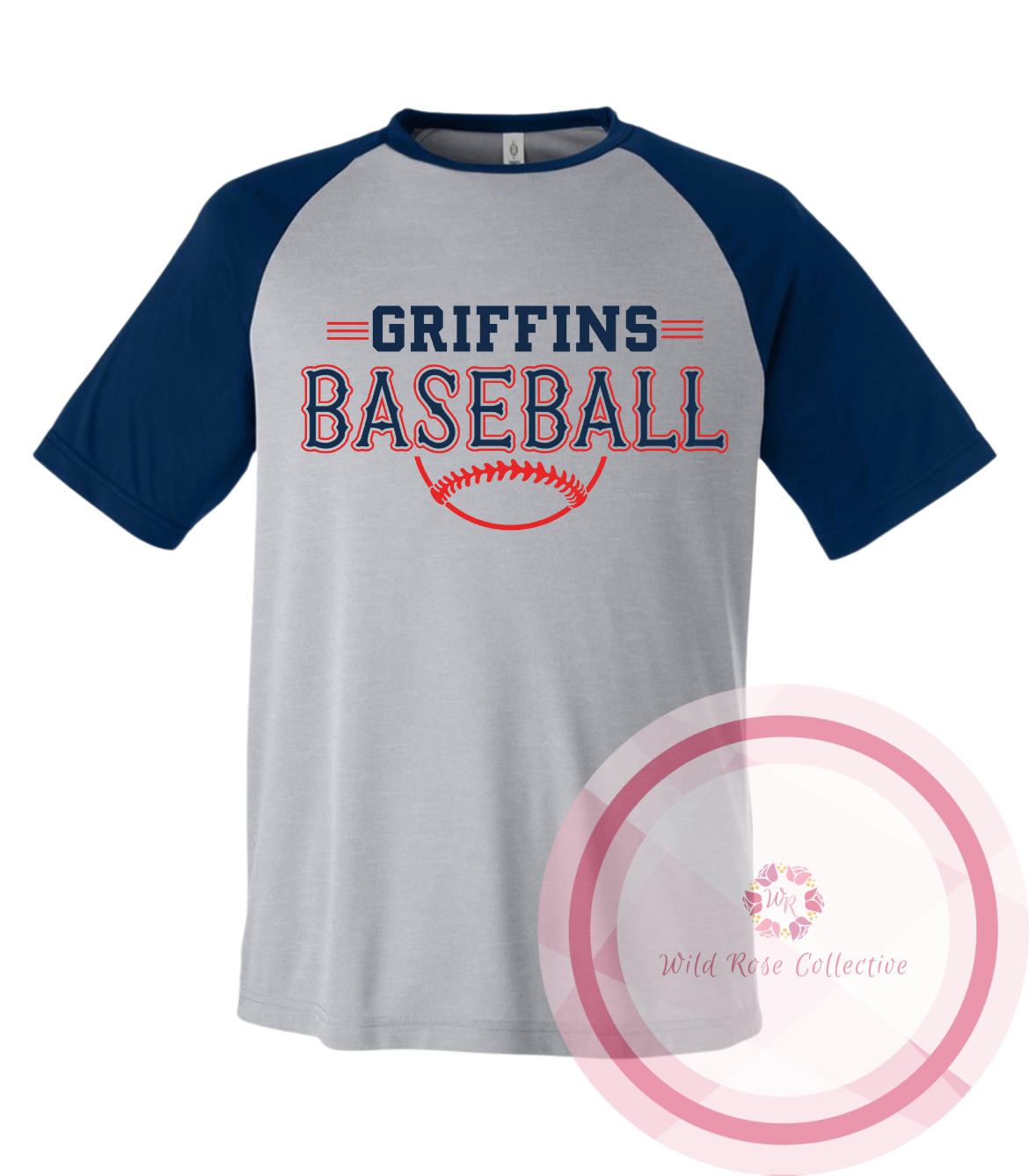 Griffins Baseball Raglan Tshirt