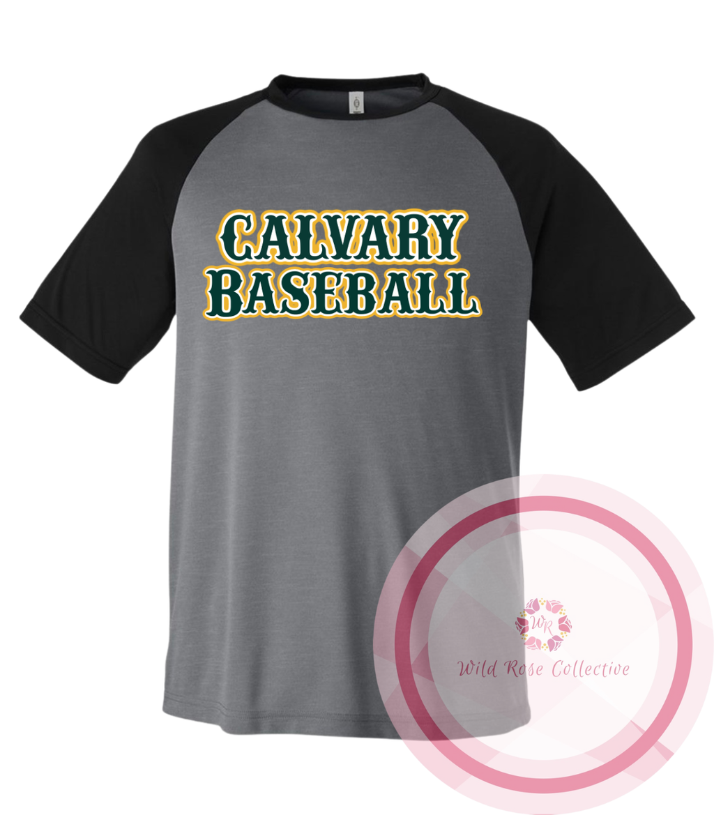 Calvary Baseball Raglan Tshirt