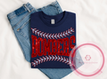 Bombers baseball lace tshirt