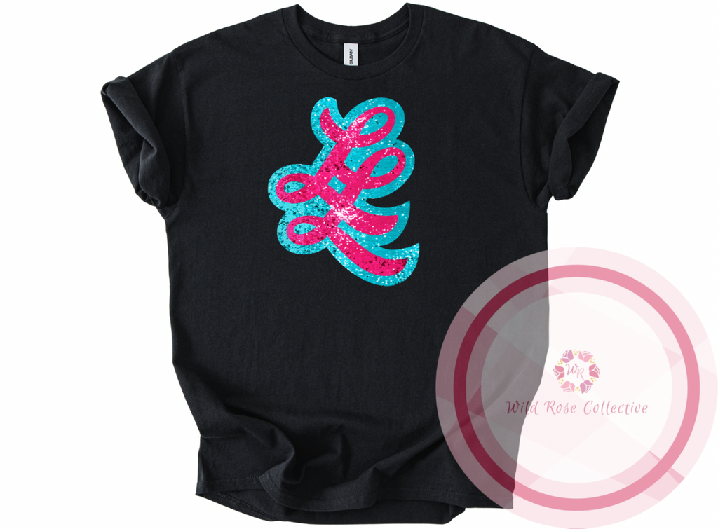 Little Legends Faux Sequin Logo Tshirt