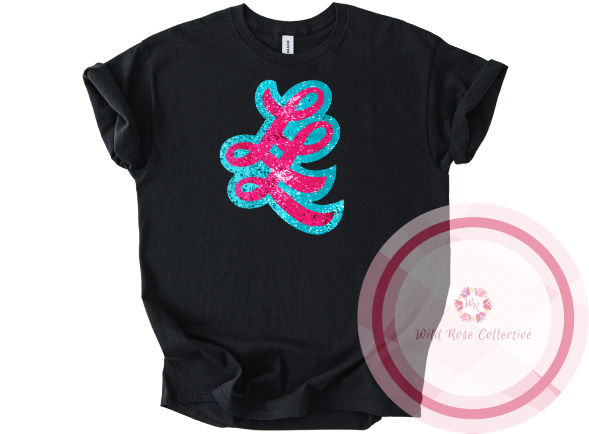 Little Legends Faux Sequin Logo Tshirt