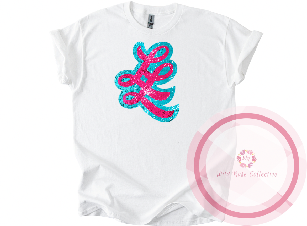 Little Legends Faux Sequin Logo Tshirt