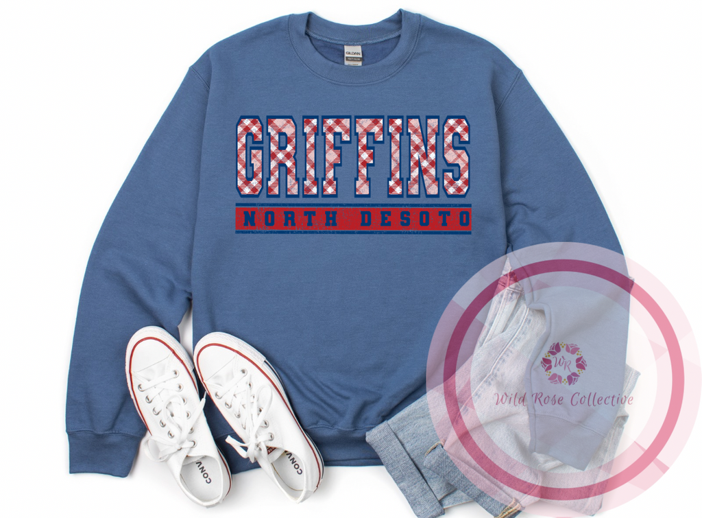Griffins Plaid Sweatshirt