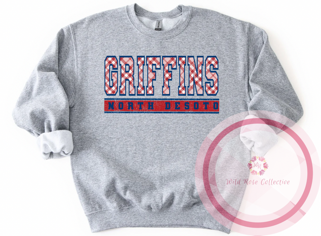 Griffins Plaid Sweatshirt
