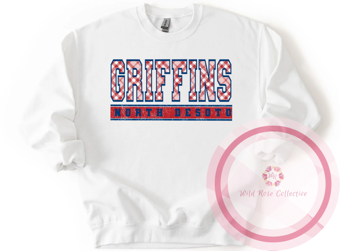 Griffins Plaid Sweatshirt