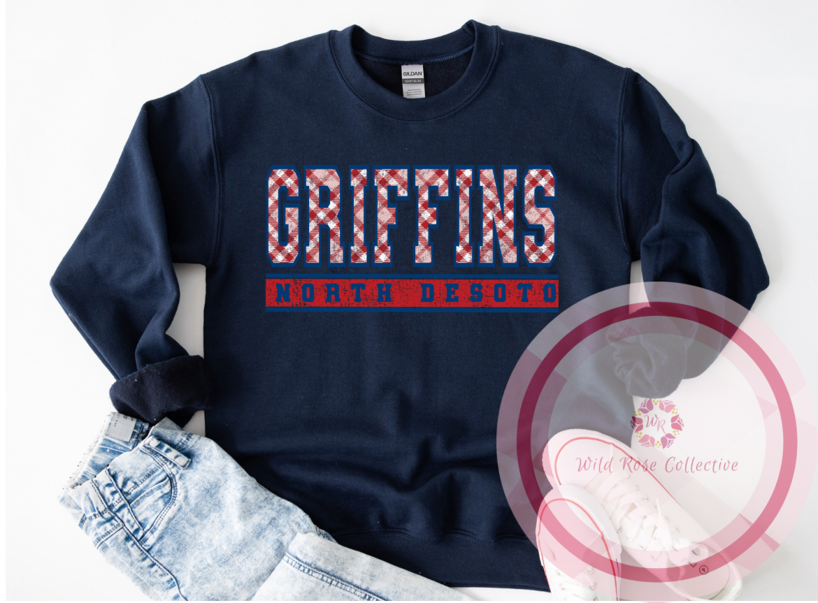 Griffins Plaid Sweatshirt