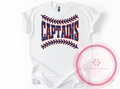 Captains Baseball Laces Tshirt