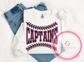 Captains Baseball Laces Sweatshirt