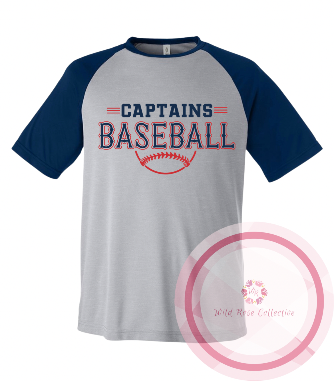 Captains Baseball Raglan Tshirt