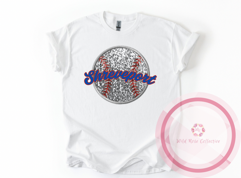 Shreveport Allstars Faux Stitch Baseball