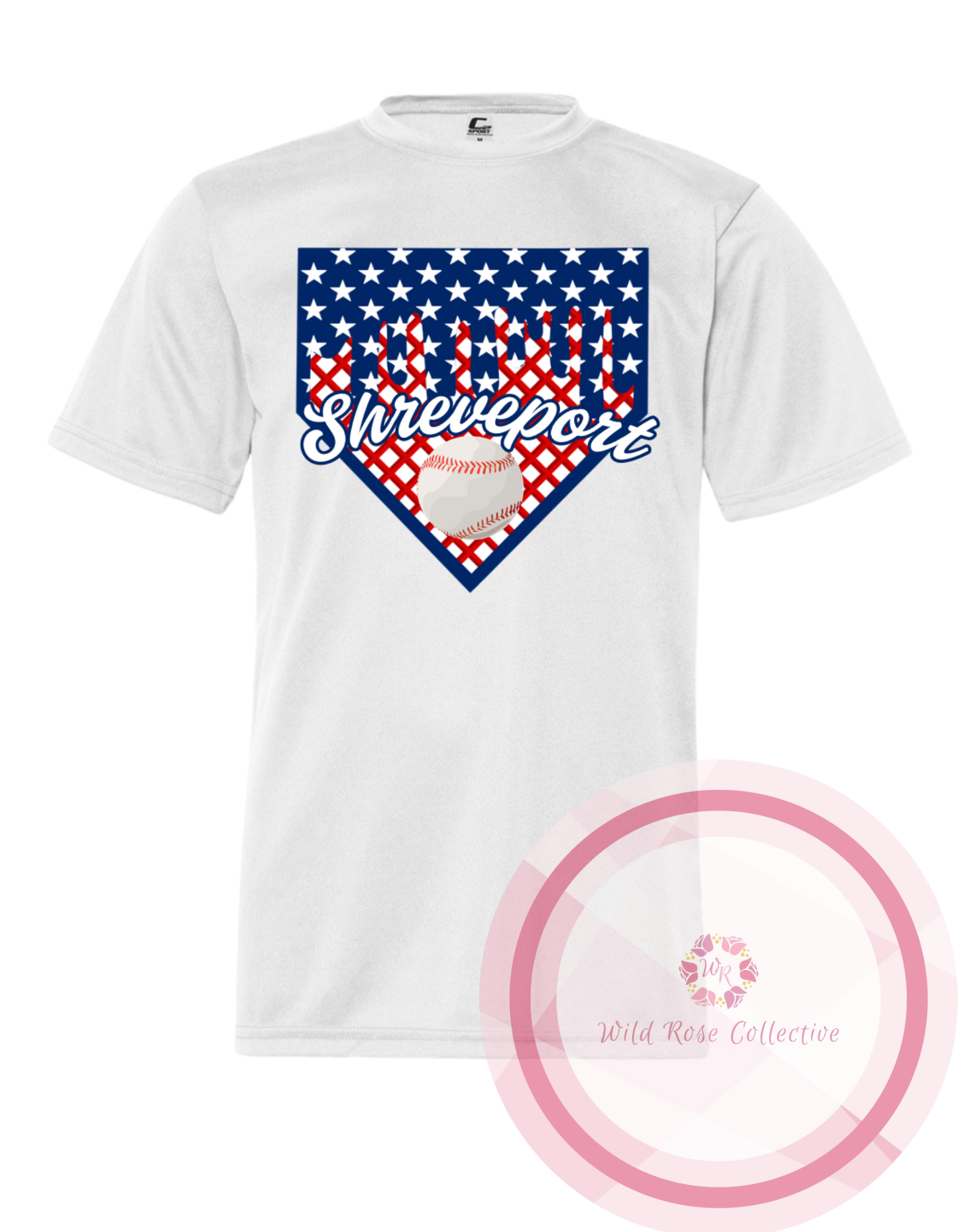Shreveport Allstars Patriotic Drip Tshirt