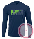 Rogue Baseball Hooded Long Sleeve Performance Tshirt