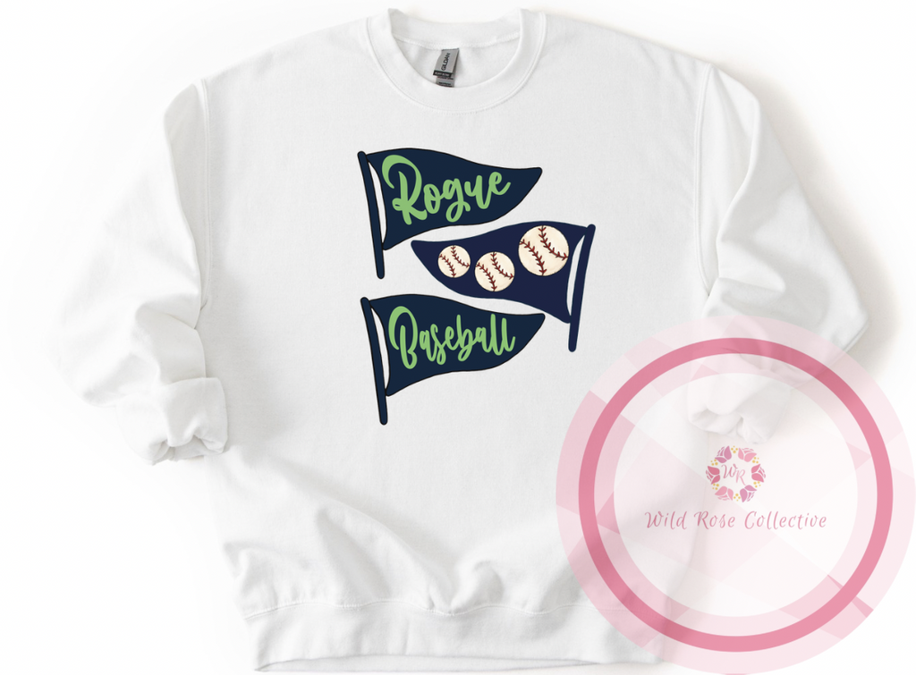 Rogue Baseball Flag Sweatshirt
