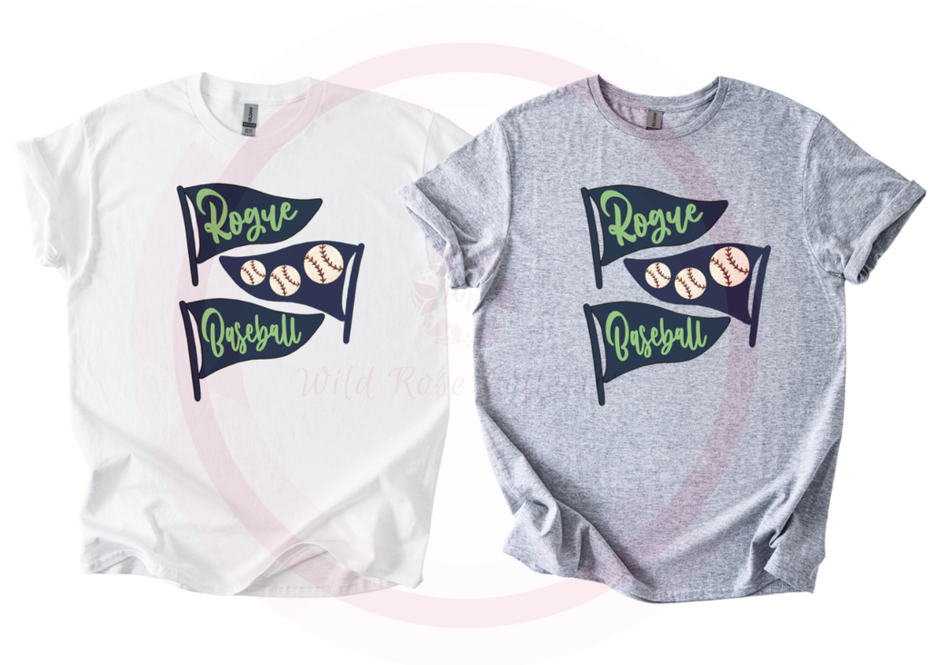 Rogue Baseball Flag Tshirt