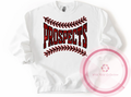 LA Prospects Faux Sequins Baseball Laces Sweatshirt