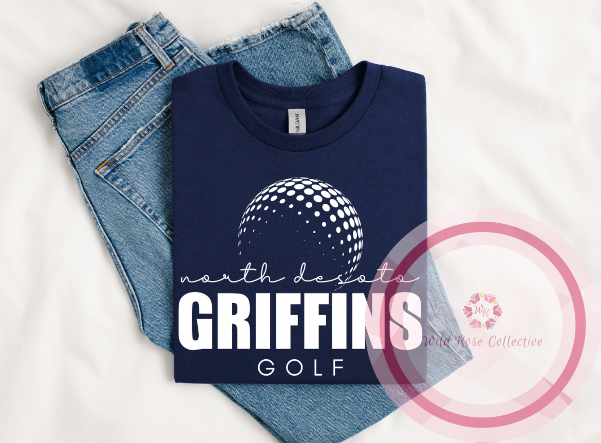 North DeSoto Griffins Golf Tshirt