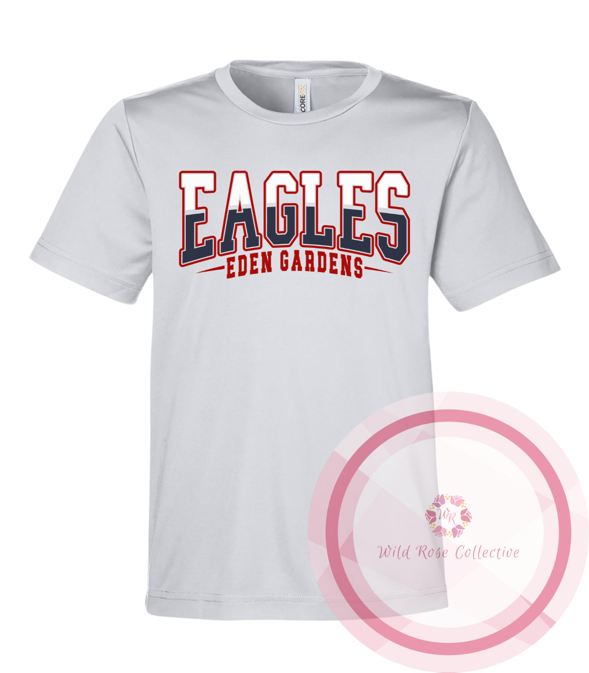 Eden Gardens Split Color Performance Tshirt