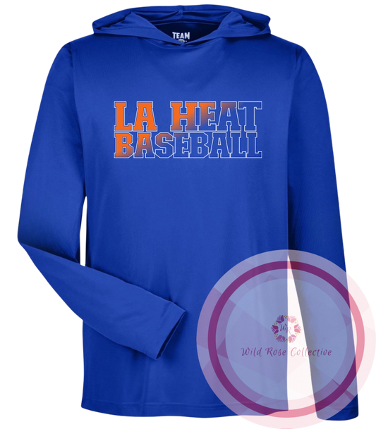LA Heat Hooded Long Sleeve Performance Tshirt