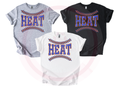 LA Heat Faux Sequin Baseball Laces Tshirt