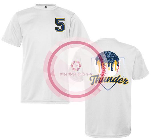 Thunder Drip - front & back tshirt