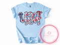 Floral USA Tshirt